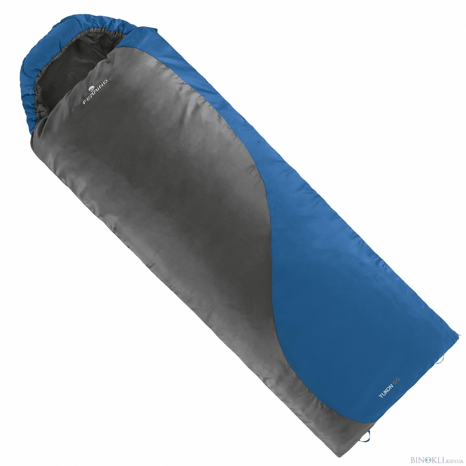 Спальний мішок Ferrino Yukon SQ/+10°C Blue/Grey Left