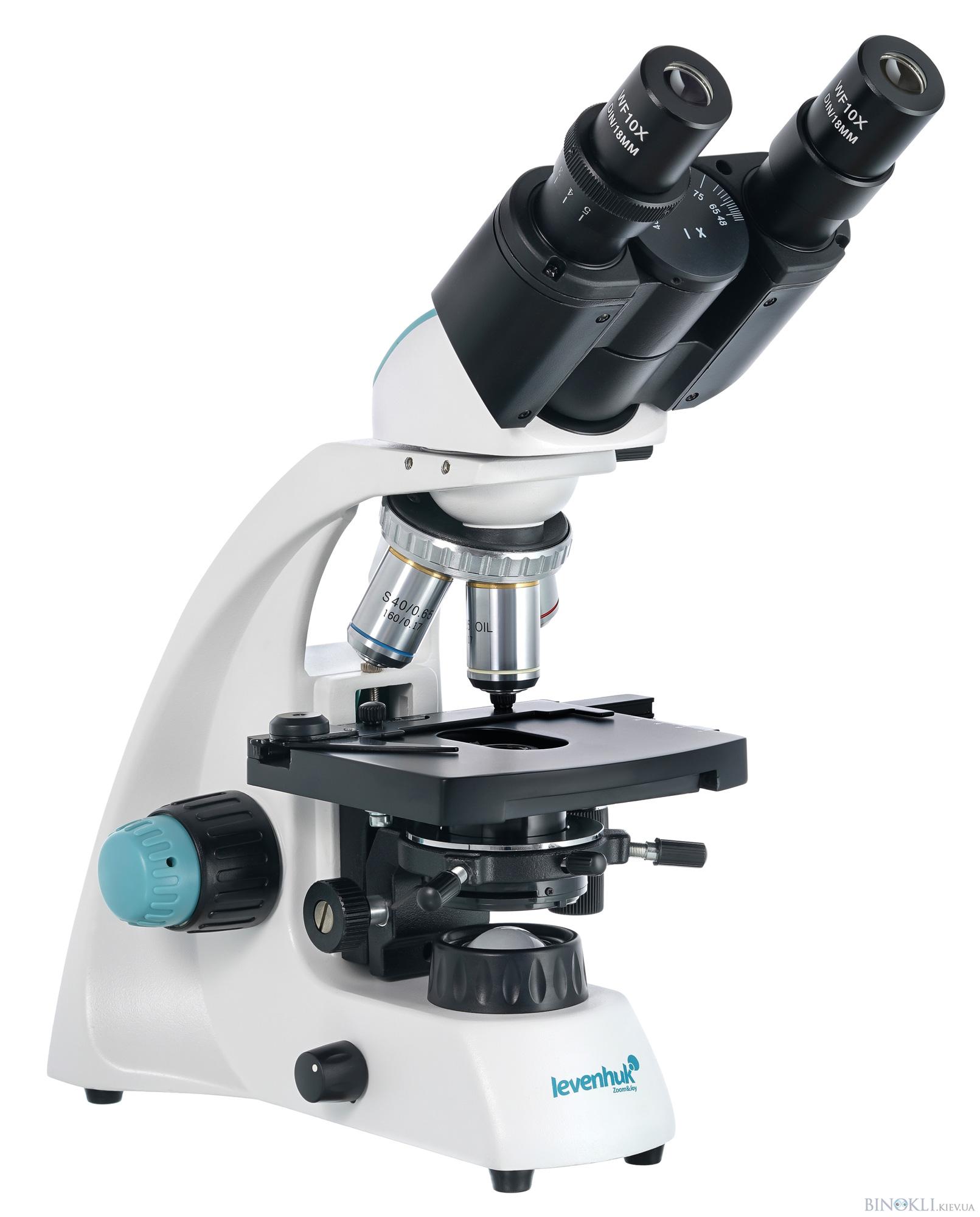 Биологический микроскоп Levenhuk 400B, бинокулярный 