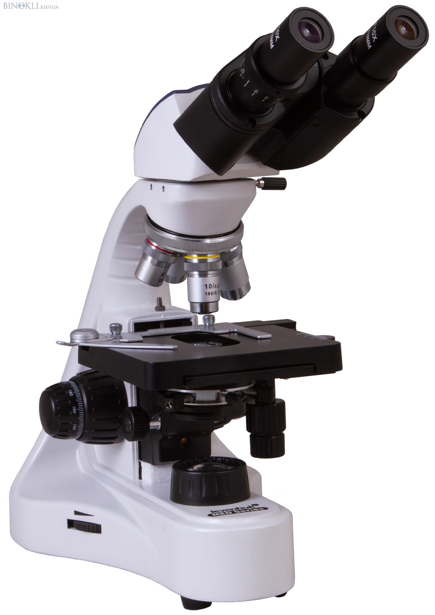 Биологический микроскоп Levenhuk MED 10B, бинокулярный 
