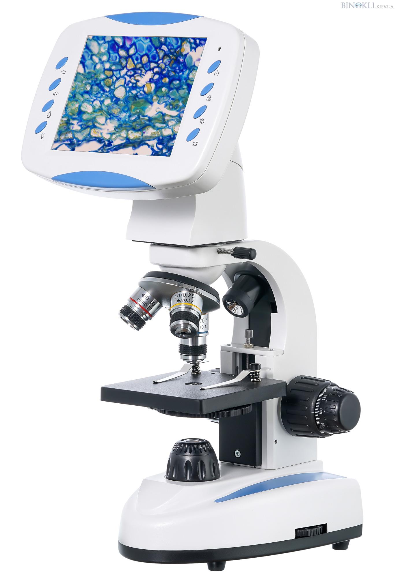 Цифровой микроскоп Levenhuk D80L LCD, монокулярный