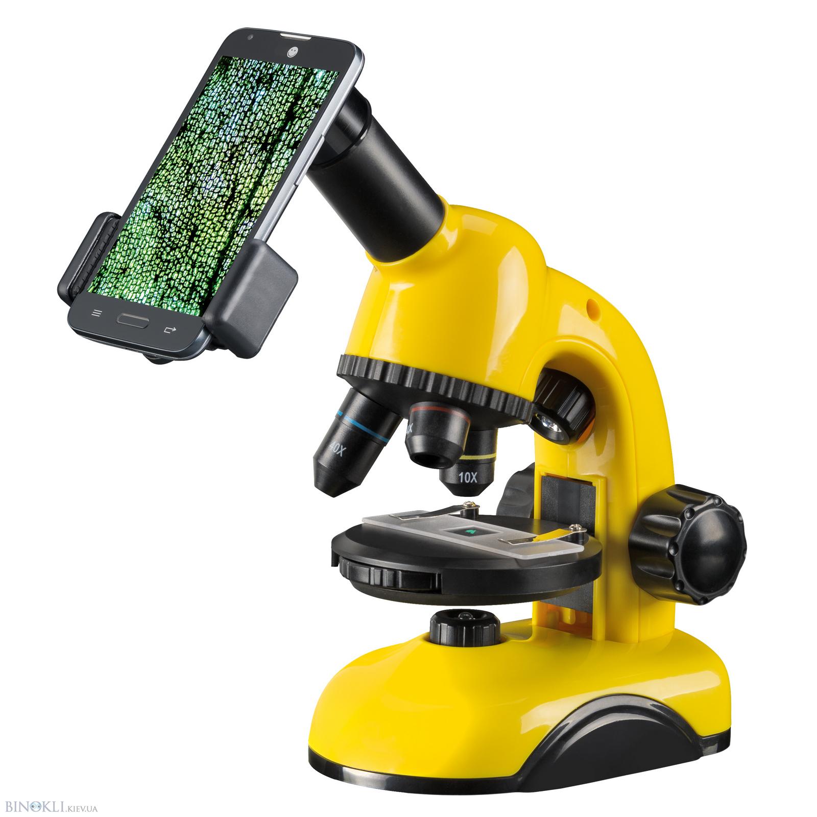  Биологический микроскоп National Geographic Biolux 40x-800x (С адаптером для смартфона)