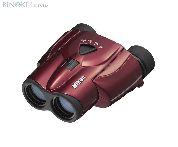 Бинокль Nikon Aculon T11 8-24x25 Zoom(Красный)