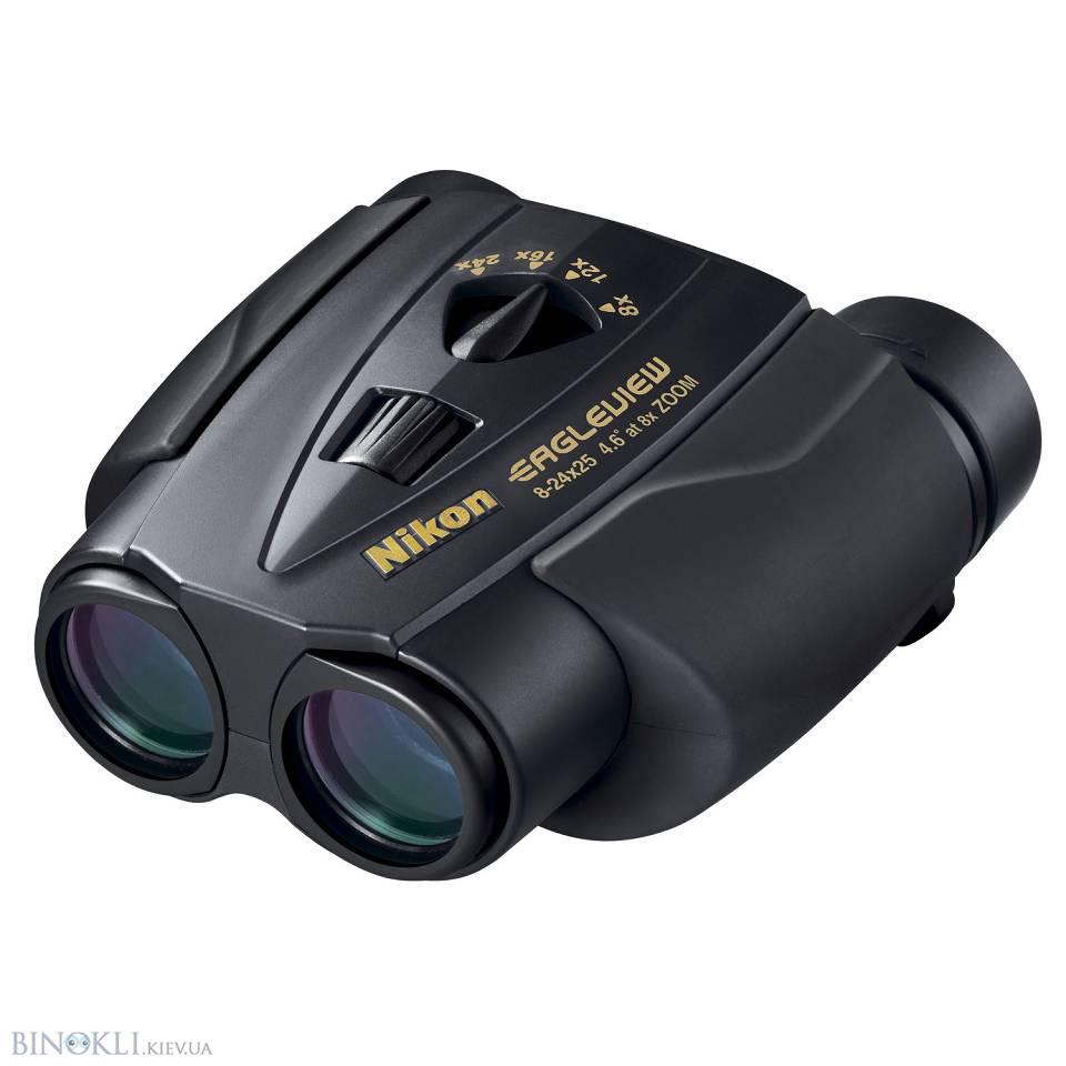 Бинокль Nikon Eagleview Zoom 8-24x25 Black