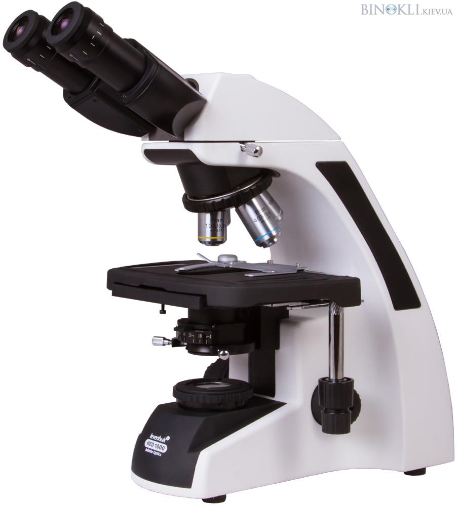Биологический микроскоп Levenhuk MED 1000B, Планахроматический бинокулярный 