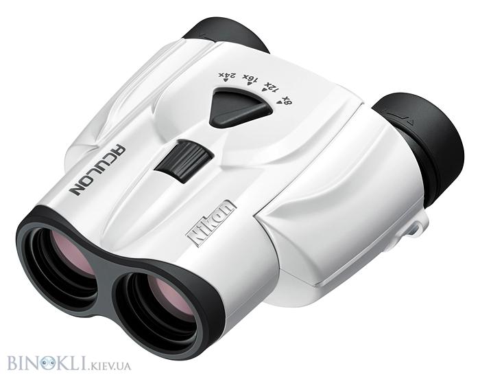 Бинокль Nikon Aculon T11 8-24x25 Zoom(Белый)