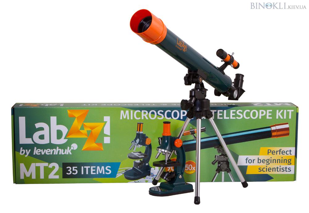 Комплект Levenhuk LabZZ MT2 телескоп та мікроскоп